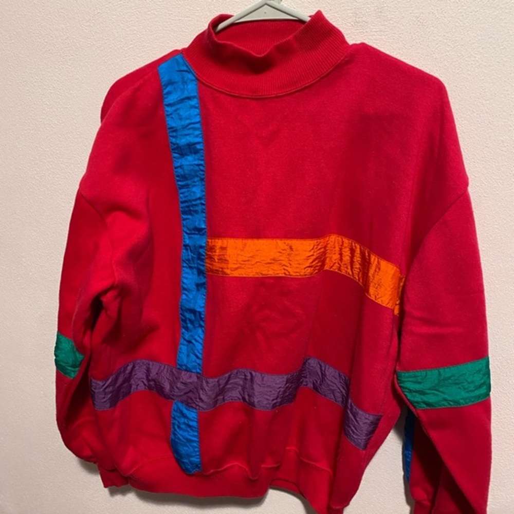 Colorful‎ Turtleneck Sweater Vintage Starting Point